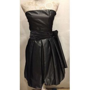 Zara Basic Tie-Waist Tube Top Blouson Dress Size M